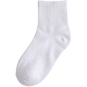 The socks that can get the ball men and women in the socks of the tide short tide Ulzzang black cotton socks white stockings