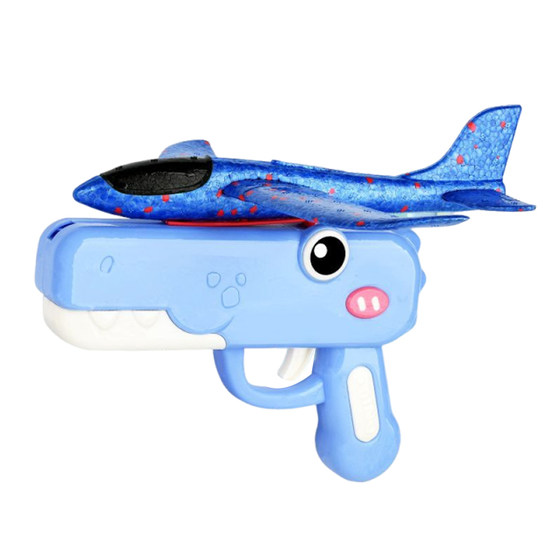 
Dinosaur foam ejection aircraft gun outdoor fall-resistant hand-thrown gliding children's toy 2025 Internet celebrity hot model for boys and girls