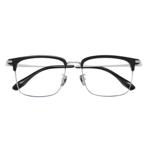
Zeiss myopia lens men's eyebrow line pure titanium ultralight glasses frame fixed system number can be matched with color change and anti-blue light 25278