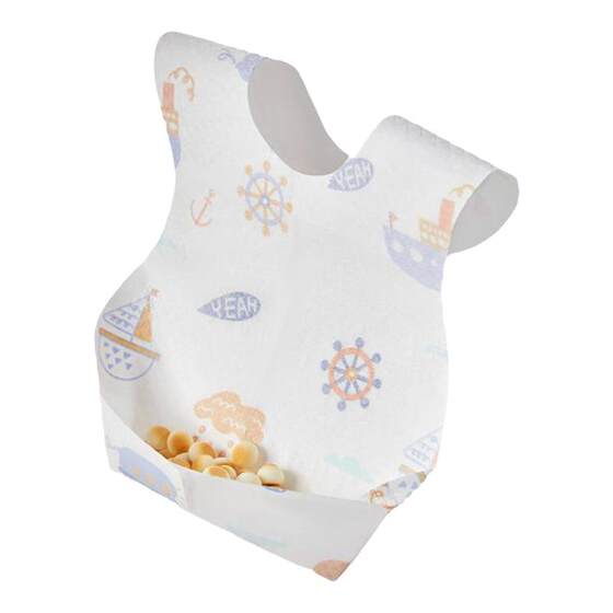 October crystallized baby disposable bibs, baby rice pockets, children's eating waterproof bibs, feeding rice pockets, 20 pieces