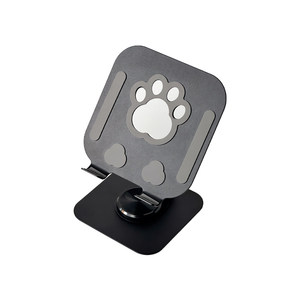 
Cute cat paw tablet stand, high-looking portable foldable rotatable ipad mobile phone universal metal support stand