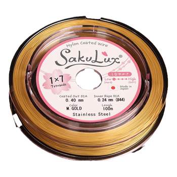 Imported golden silk soft wire wearing pearl -specific wire wire ropes
