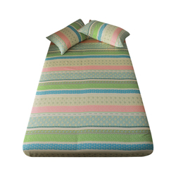 Rainbow Sweetheart | Tencel Lyocell Summer Cool Naked Sleep Retro Art Pattern Sheet Fitted Sheet Pillowcase Bedding