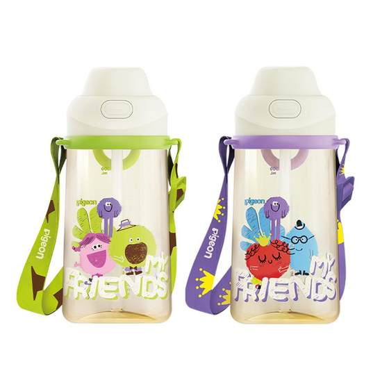 
Pigeon PPSU direct drinking water cup straw cup children's household water cup for school kindergarten special summer boys and girls cup
