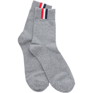 Autumn and winter socks men's middle cotton socks Korean imported socks pure color Korean version of casual minimalist Japanese long sock man