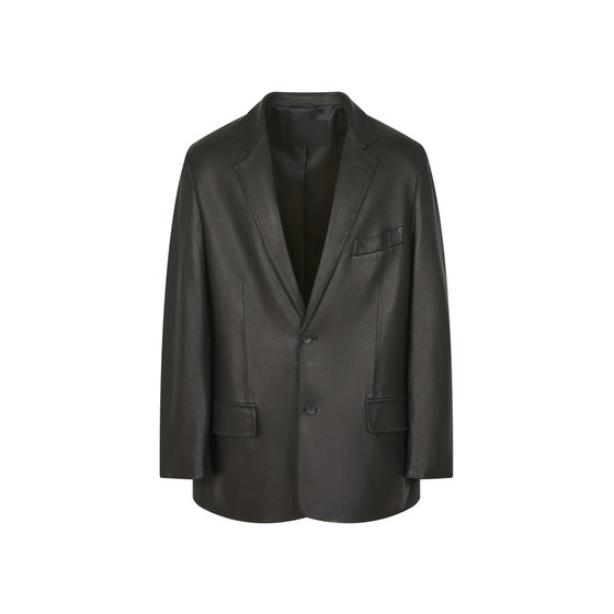 
Sketch men's autumn and winter new casual loose leather suit collar retro jacket fashion trendy jacket top trendy