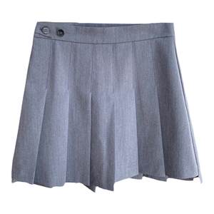 
AMR UU upgraded version high-end suit fabric anti-exposure high-waisted A-line pleated skirt slim short skirt for women new style