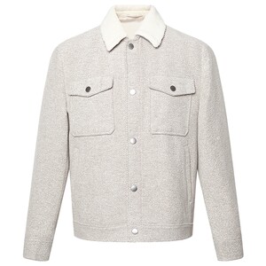 
[Sheep Wool] Lilang Ole Woolen Coat Men's Lapel 2025 Winter Warm Short Jacket Men's Jacket