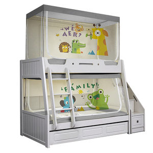 Mosquito net 1.5m upper and lower bunk 1.2 trapezoidal household bed curtain 1.0 children's double high and low bed 2025 new model