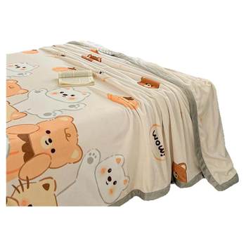 Jieliya thickened milk velvet sheets in winter