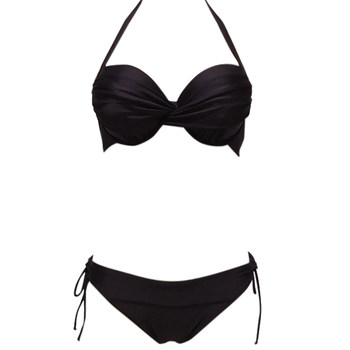 Korean version of split bikini red triangle bikini