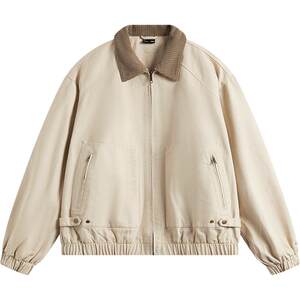 
Li Ning Jacket Uniform Autumn and Winter Jacket for Men and Women Contrast Color Lapel Windproof Retro Thick Top Jacket Loose Sportswear