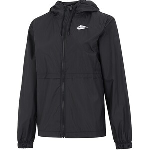 
NIKE women's black all-match casual sports fitness woven hooded jacket DM6180-010
