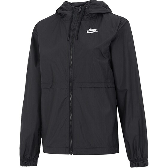 
NIKE women's black all-match casual sports fitness woven hooded jacket DM6180-010