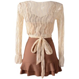 Swimming Women's Net Red Flat Hot Spring Belly Skin Senior Women's Body Four -piece 2024 New Swimsuit
