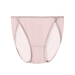 Silk underwear for women, 100% silk, sexy bow, low waisted triangle pants, large-sized seamless underwear, shorts for women