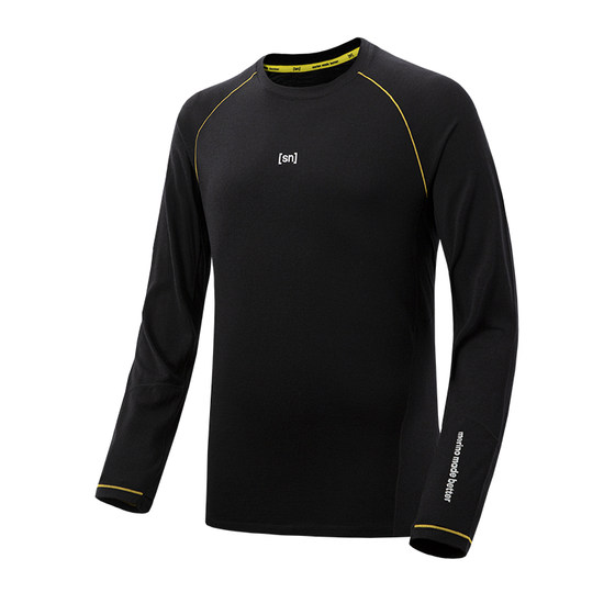 
SN Merino wool long-sleeved T-shirt for women, skin-friendly, breathable, outdoor sports, machine washable, men's 100% wool series