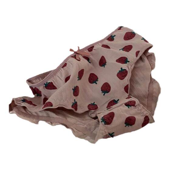 Strawberry Garden Vitality Girl cute printed underwear small fresh low waist wood ear ear is good to wear cotton triangle pants
