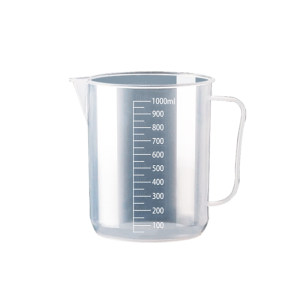 Plastic measuring cup with scale Large capacity measurement bucket for milk tea shop special food grade high temperature resistant baking measuring cup