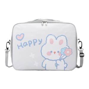 
2025 autumn and winter new large capacity short-distance travel bag can be put on trolley case hand-release bad cartoon luggage additional bag