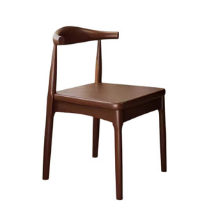 Pure solid wood dining chairs Home dining tables and chairs 2026 new office chairs Stool backs Wood chairs Horn chairs Tea chairs
