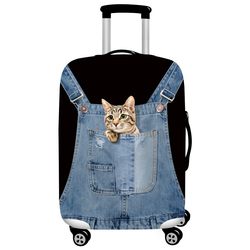 Elastic fit suitcase protective cover dust cover bag