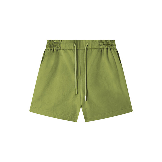 
Wu Tongtong pure cotton sports high-waisted wide-leg straight three-quarter pants for women summer Korean casual loose slimming shorts