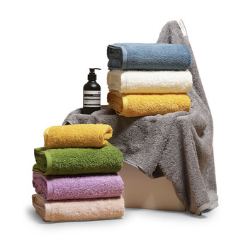 Long Staple Cotton Bath Towel Square Silver Ion Antibacterial