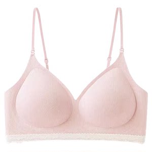 
Blogger strongly recommends sweet lace underwear with comic breasts and bra, women's underwear, seamless and comfortable bra