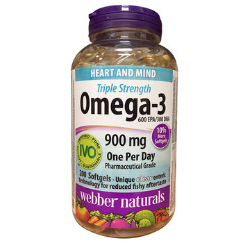 Deep Sea Fish Oil Webber Triple Concentrate 4 Bottles Discount 10% off