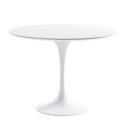 Table simple tulip white casual negotiation