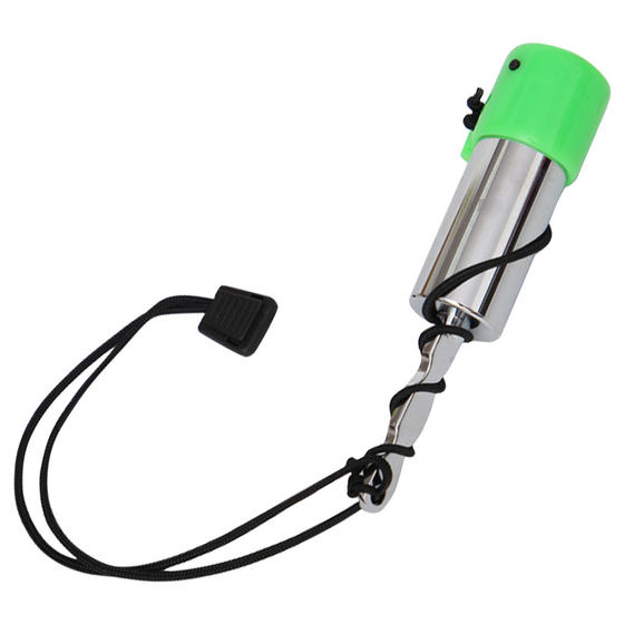 OSR diving rattle ding stick underwater bell stainless steel sounder silent magnetic scuba hook ring rod
