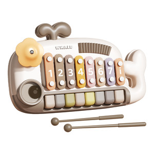 
Educational eight-tone hand-knocking baby five-in-one knocking musical instrument for infants and young children one-year-old gift educational music toy