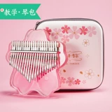 17 Звуковые кристалл прозрачный палец ручной палец Калинбакин Дети Получение профессионального выступления вишневой цветок вишневой цвет