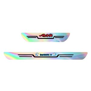 
Acrylic new car sill anti-step strip car door pedals with special colorful laser protective placing decoration