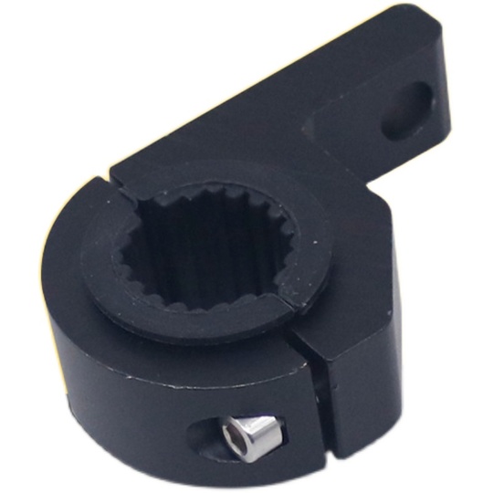 Staffa Portafaro Universale Per Moto, In Ferro Battuto, Per Tubi Forcella 33-43 Mm, Nero, Per Chopper E Cafe Racer