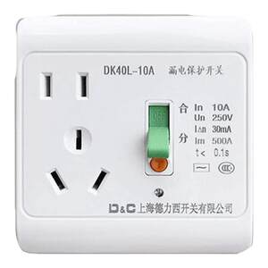 
Air conditioner leakage protection switch household electric water heater 86 type air opening 16a special socket with leakage protection