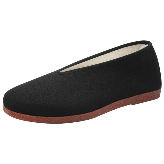 Old Beijing Kung Fu Shoes – Unisex Martial Arts Shoes With Rubber Sole, Slip-On Design, Breathable Canvas