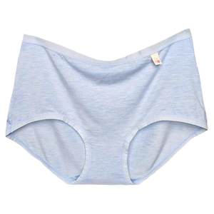 
Caitian two-color yarn underwear women's mid-waist 31169 high-waist 31126 solid color modal cotton simple soft flat feet