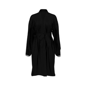 
Victoria's Secret Satin Glossy Exquisite Lace Sexy Black Comfortable Home Lace-up Nightgown Bathrobe for Girlfriend Summer 2026