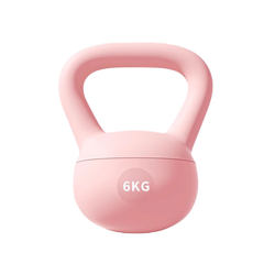 Soft kettlebell women's fitness home men's kettle dumbbell training buttocks magic equipment sports shaping squat 6kg