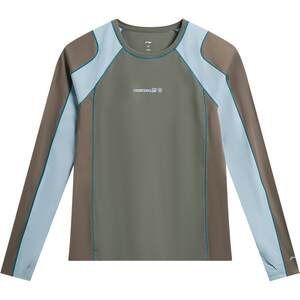
Li Ning Outdoor CF Traceable Long Sleeve T-Shirt Women's Round Neck Top Sportswear Knitted Casual Fashion Sportswear