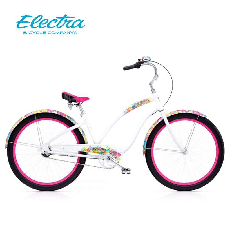 Electra自行车女变速女式轻便时尚成年淑女单车 学生女士脚踏车子
