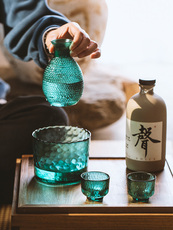 Ликер Cup 日式酒壶酒杯套装白酒梅子酒具可温酒冰酒缸玻璃家用温酒器清酒壶