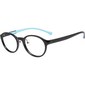 Ultra light children's eyeglass frame, silicone nose support, sports anti slip, can be matched with farsightedness, astigmatism, amblyopia, students' myopia eyeglass frame