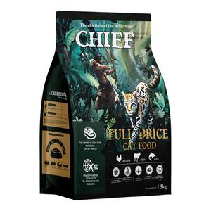 
CHIEF Wild Chief Chicken Beef Plus Fish Full Grade High Protease Cat Food Export Grade Adult Cat and Kitten Food