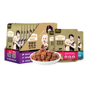 Maifudi dog canned small dog medium-sized pet snacks adult puppies 24 cans whole box wet grain dog meat pellets
