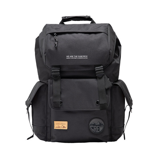 Subcrew Li Cansen Tide Men's Large -capacity Packpack Girls Travel Outdoor Backpack Sports Bag
