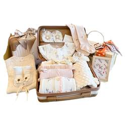 Cotton gift box for baby girls aged 0-2 years old pure cotton gift box