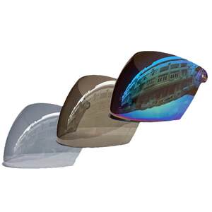 Motorcycle helmet anti -fog lens anti -ultraviolet general -purpose universal helmet front windshield glass wind mirrors
